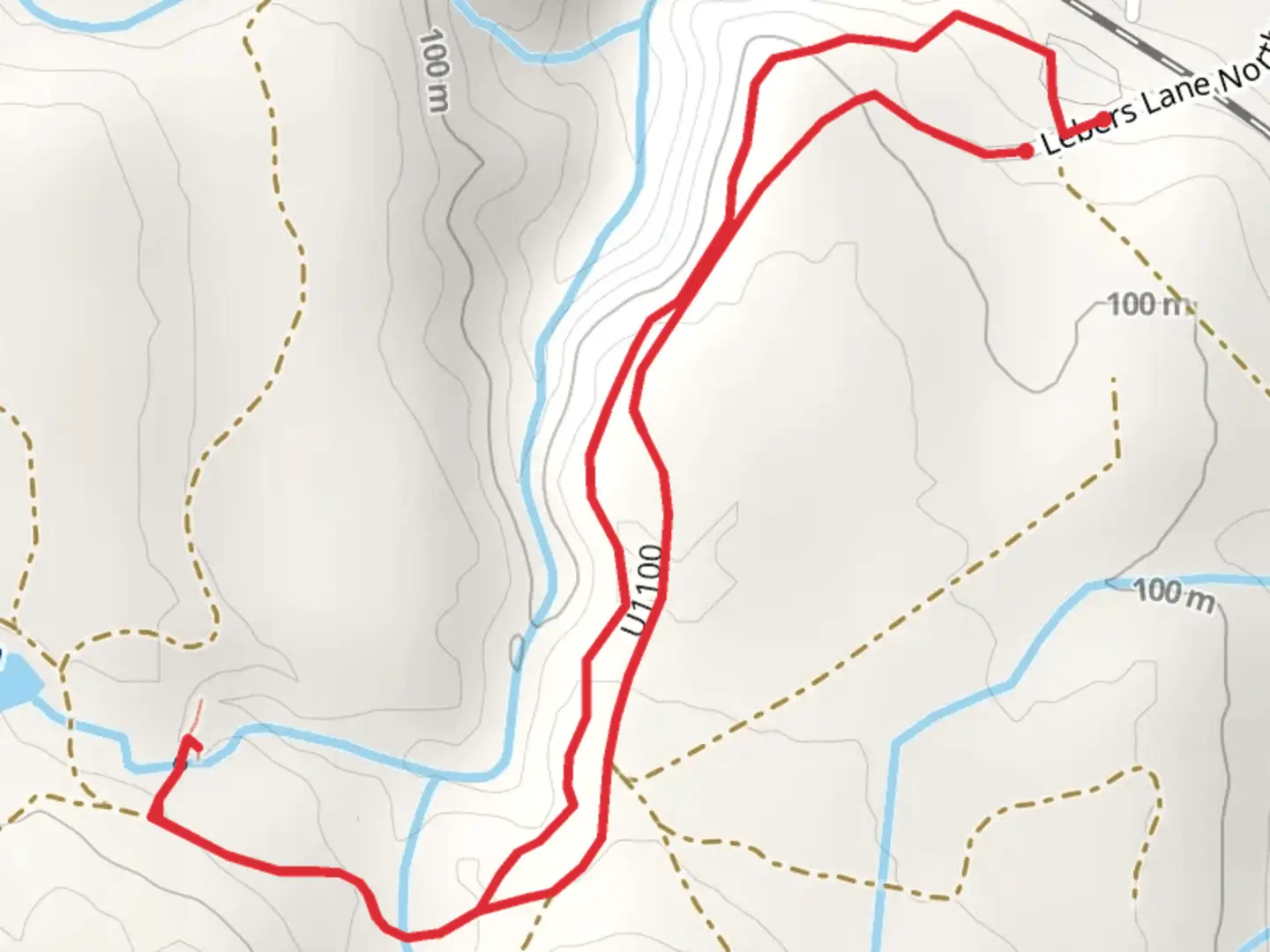 An image depicting the trail Dickerson Creek WaterFall Loop and its surrounding area.