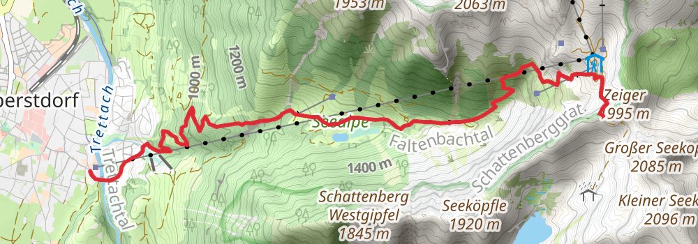 Via Alpina - Purple Trail stage 66 Map