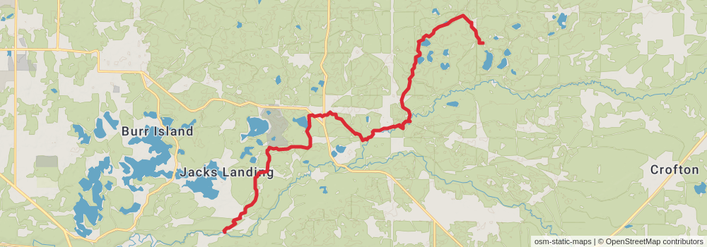 American Perimeter Trail - North Country Primary stage 64 Map