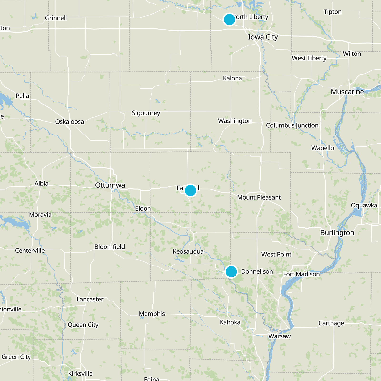 Jefferson County Static Map