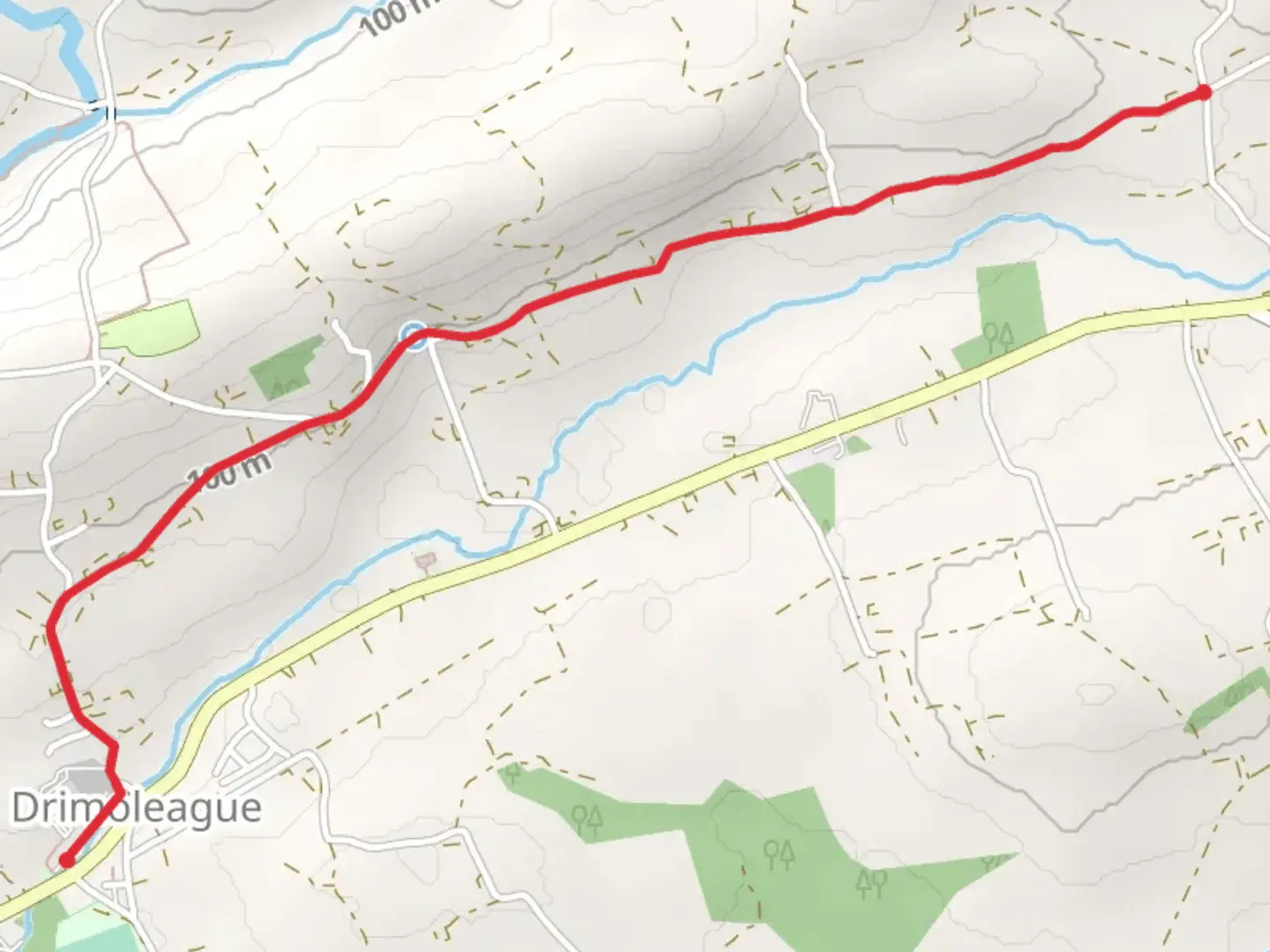An image depicting the trail Sheep's Head - Shronacarton Walk - Drimoleague and its surrounding area.