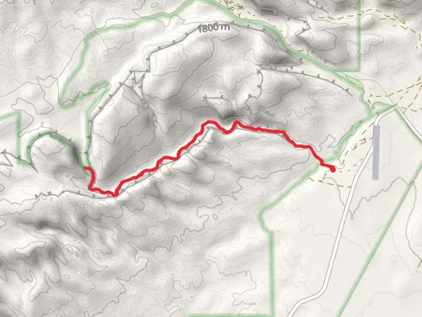 An image depicting the trail Wild Horse Canyon and its surrounding area.