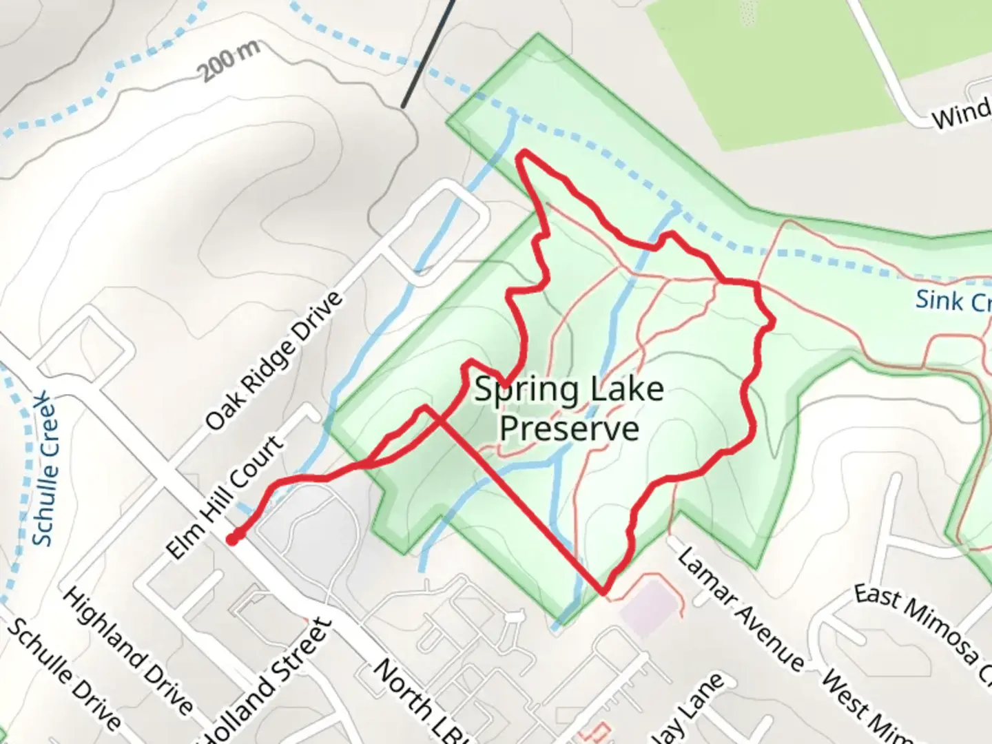 An image depicting the trail Roadrunner, Centipede and Grey Fox Loop and its surrounding area.