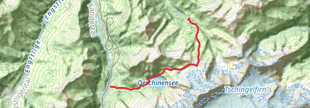 Via Alpina - Green Trail stage 18 Map