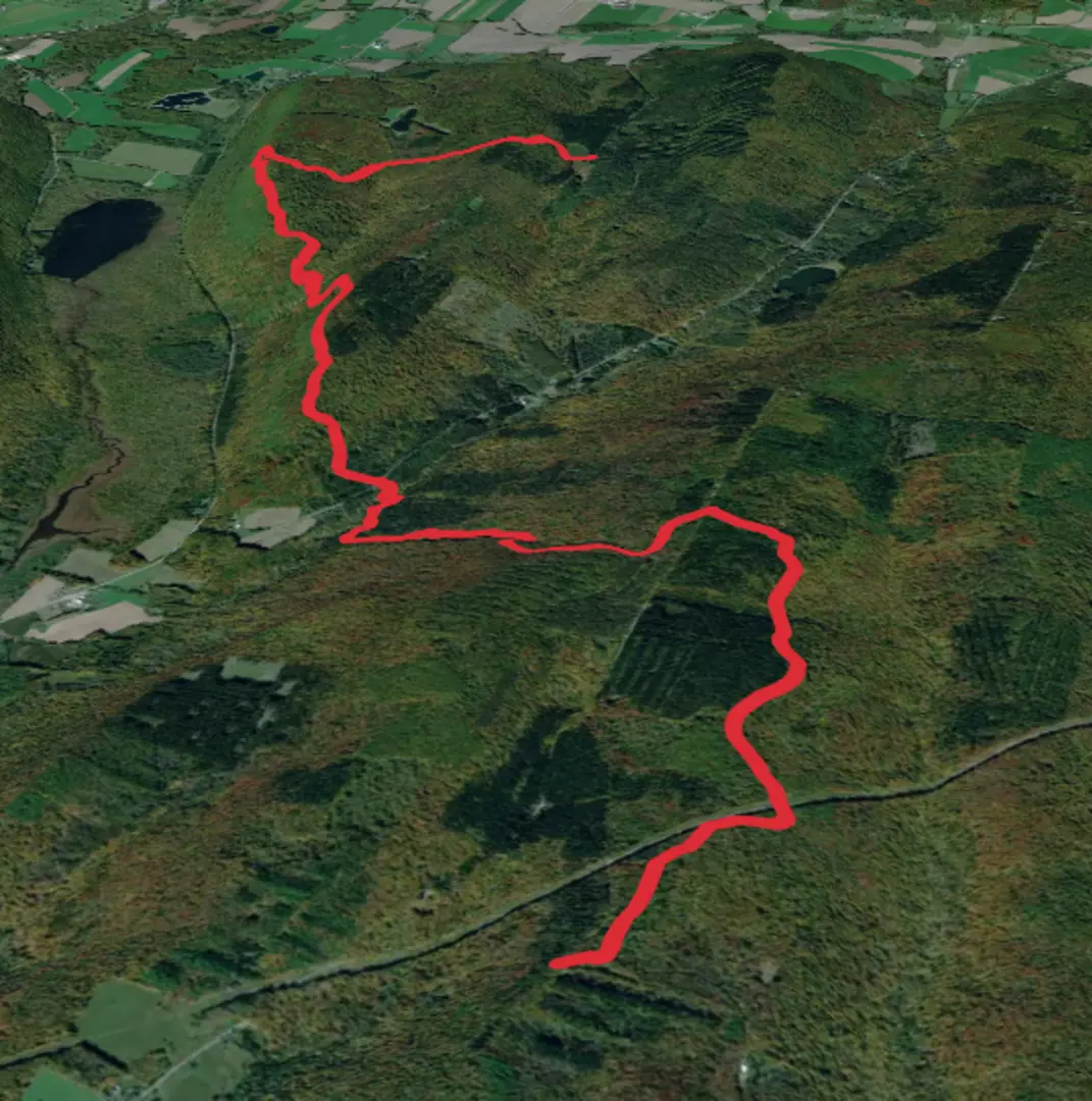 An image depicting the trail Jones Hill and Shackham Brook via Onondaga Trail and its surrounding area.