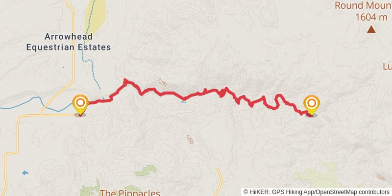 Pacific Crest Trail - Southern California stage 29 Map