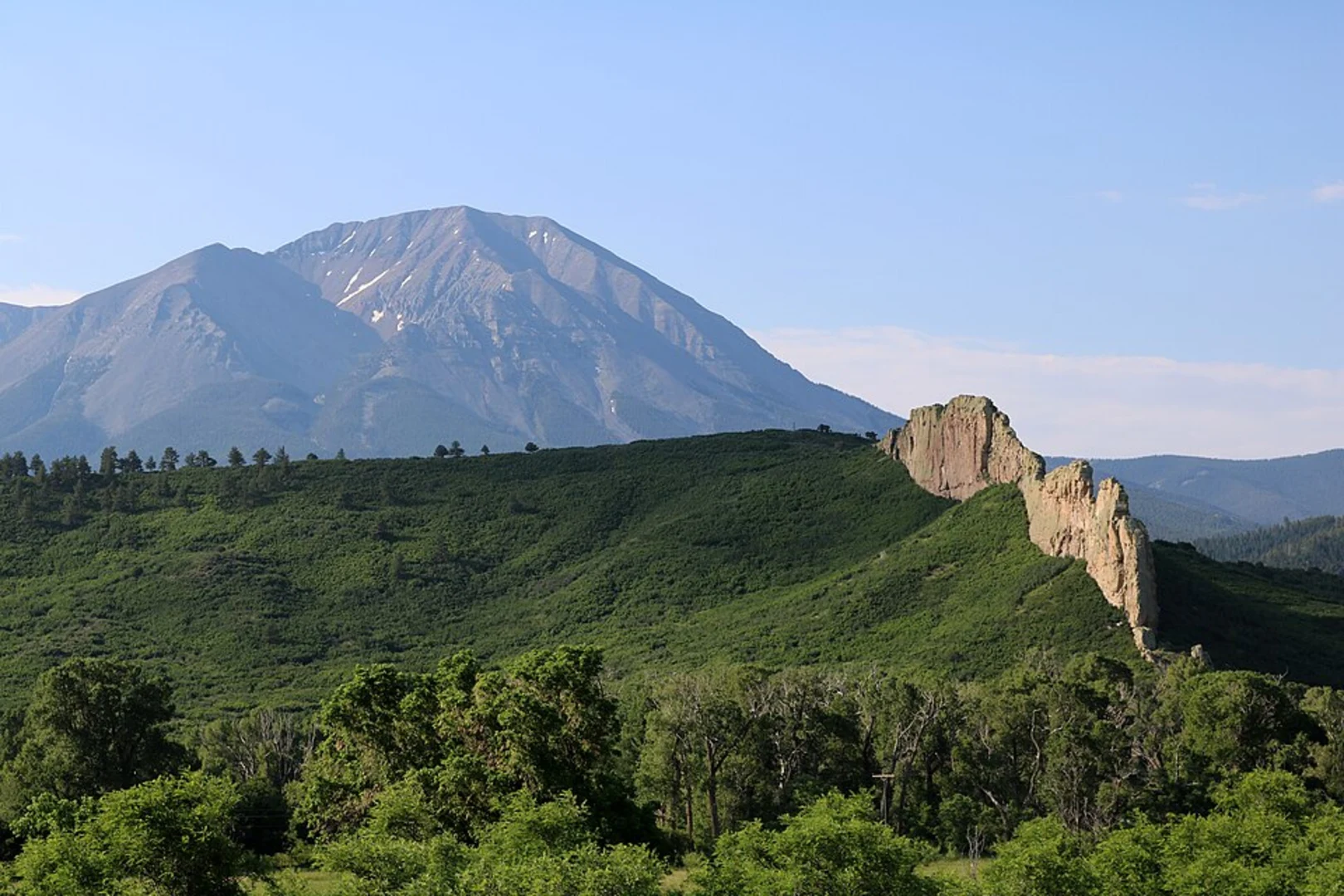 An image depicting the trail West Spanish Peak Trail and its surrounding area.