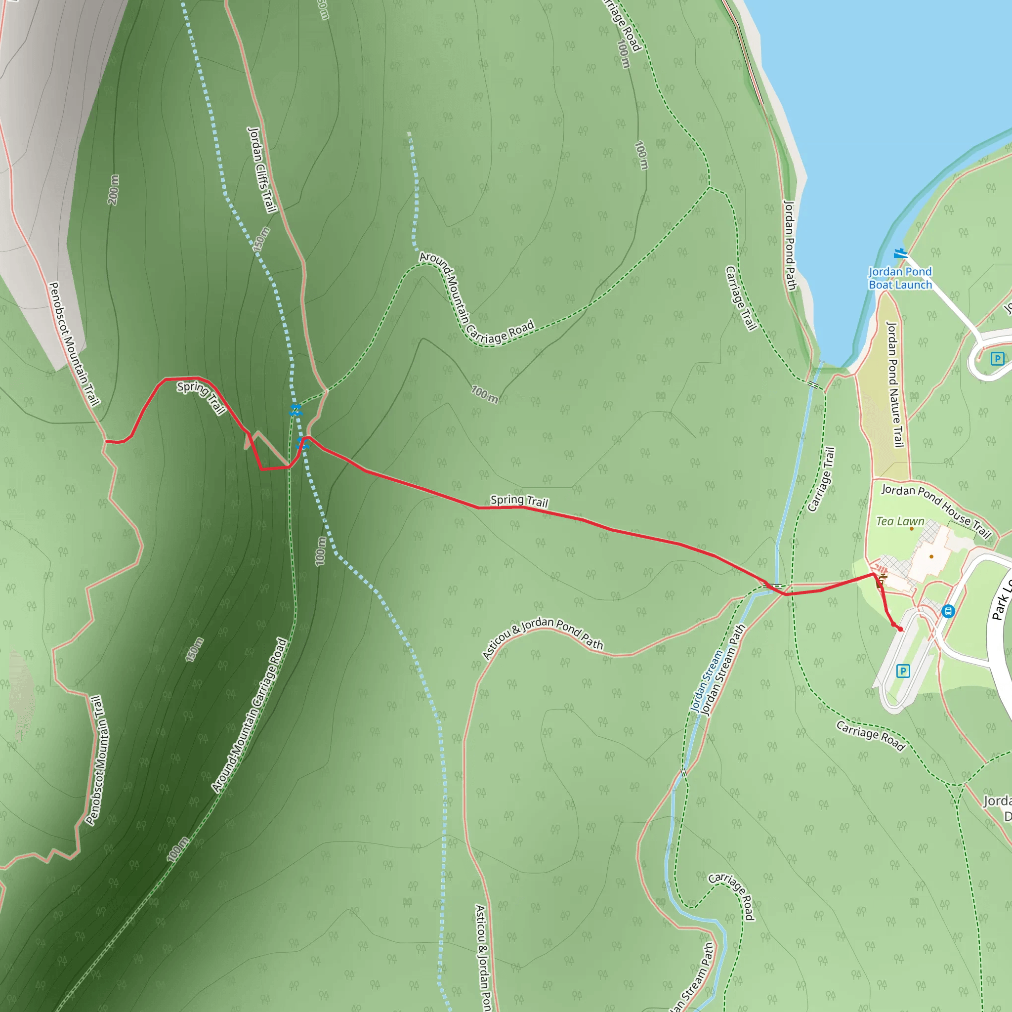 Spring Trail mobile static map