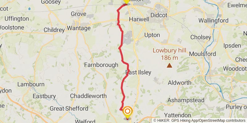 Orange Way stage 20 Map