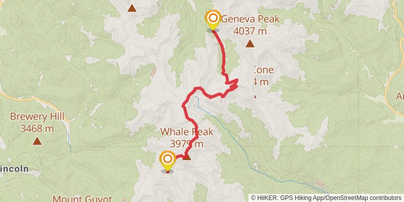 American Discovery Trail North Route stage 229 Map