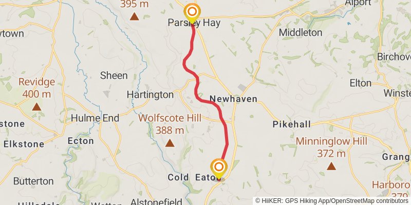 Tissington Trail stage 2 Map