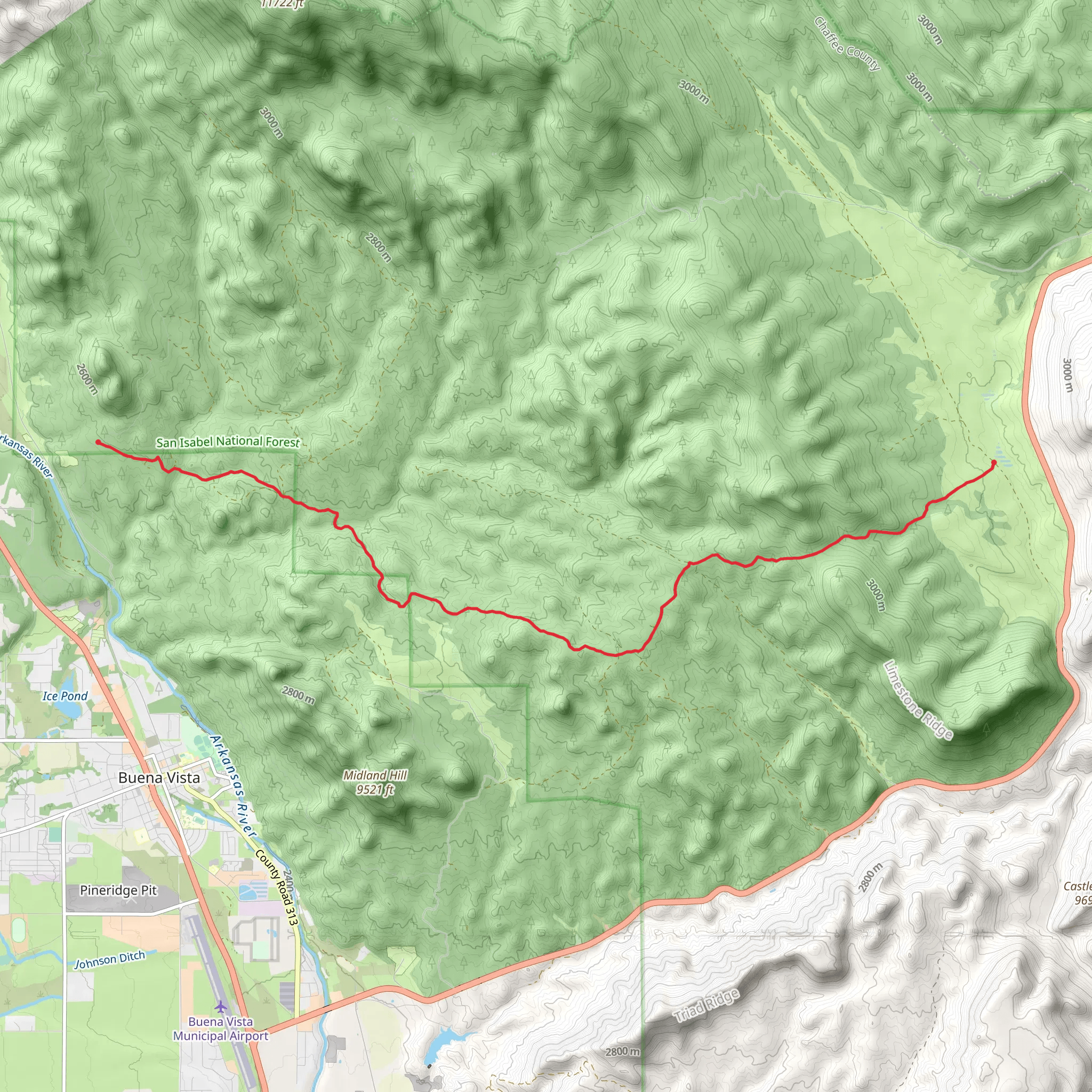 Lenhardy Cutoff mobile static map
