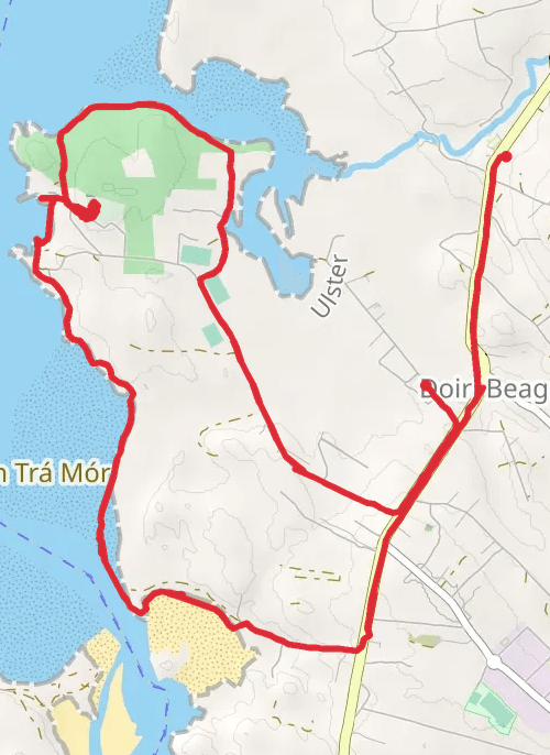 Gaoth Dobhair  mobile static map