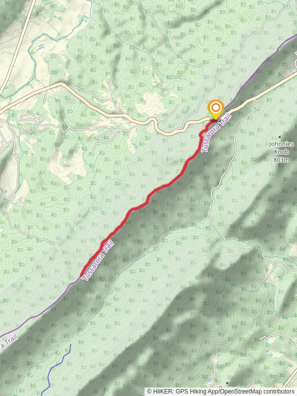 Tuscarora Trail Out and Back