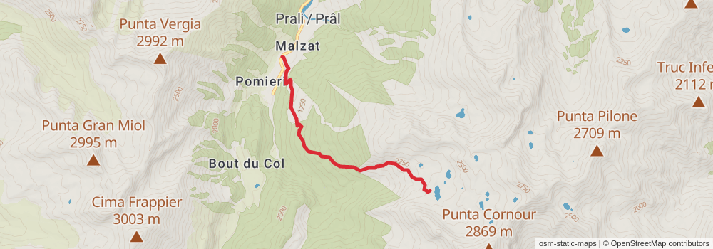 Sentiero Italia - Alps Section stage 159 Map