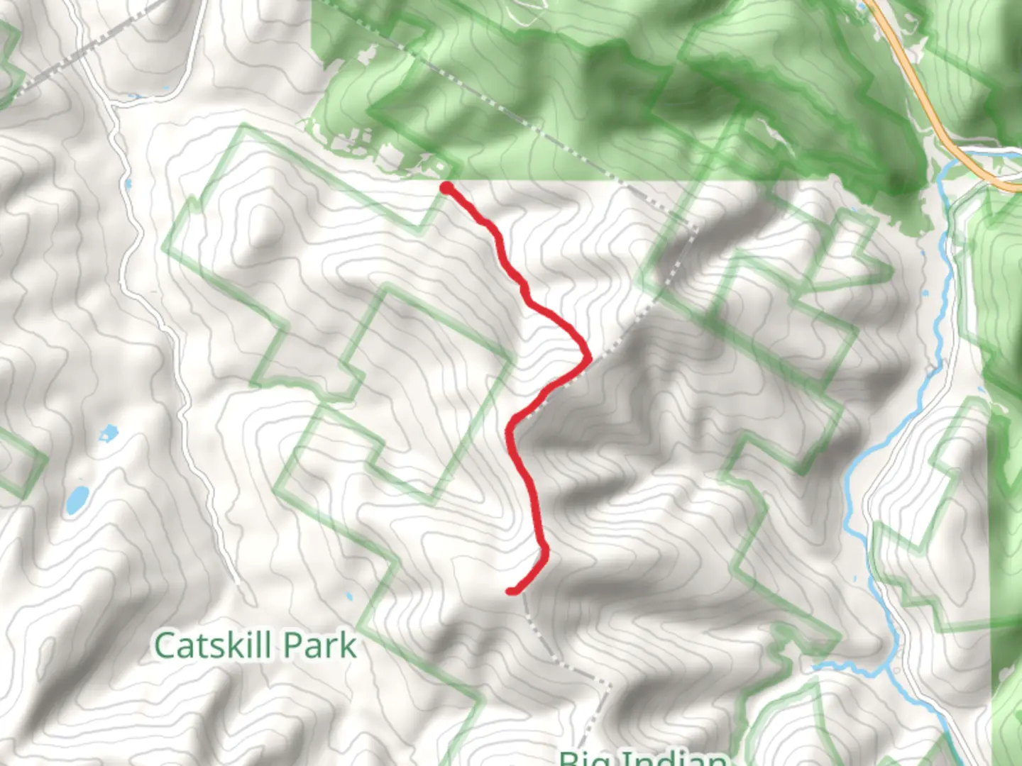 An image depicting the trail Haynes Mountain and Eagle Mountain from Rider Hollow Road and its surrounding area.