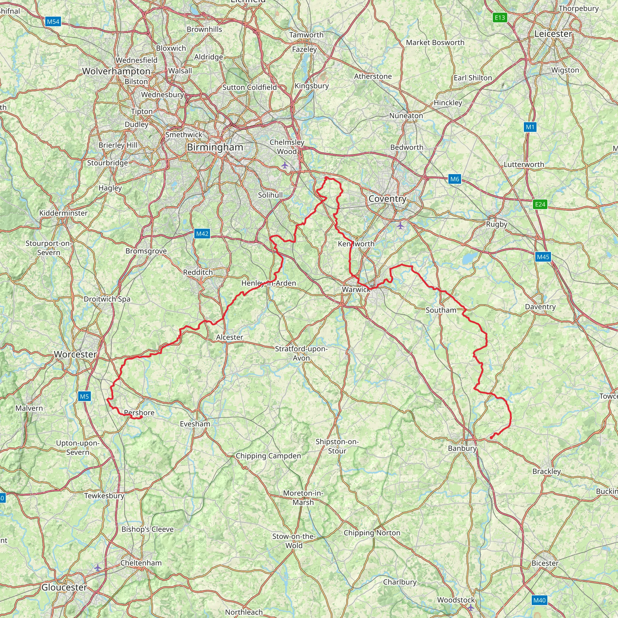 Millennium Way in Warwick mobile static map