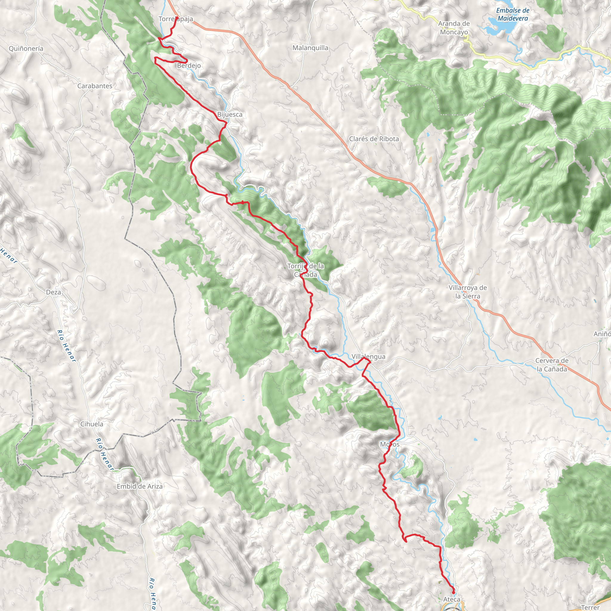 Manubles Valley PR Z 95 mobile static map
