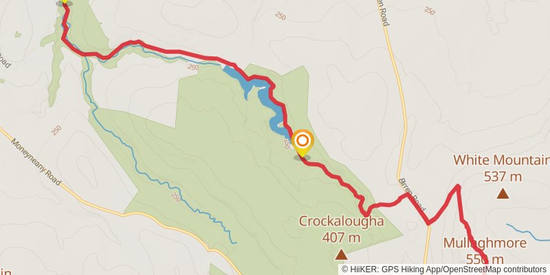 Banagher Glen to Mullaghmore stage 2 Map