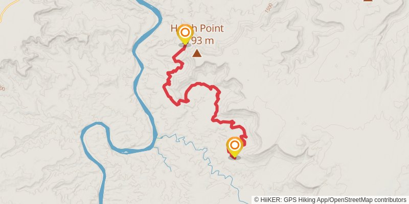 American Discovery Trail - Utah stage 13 Map