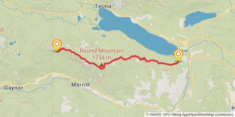 Nason Ridge Trail stage 3 Map