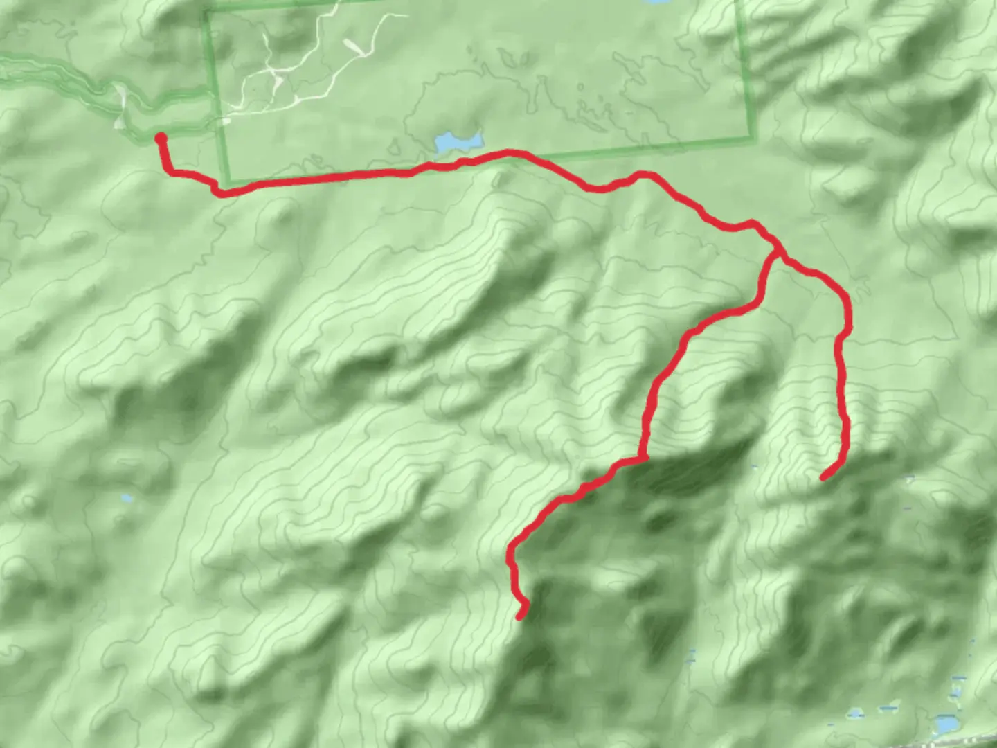 An image depicting the trail Seward Mountain and Mount Emmons via Blueberry Trail and its surrounding area.