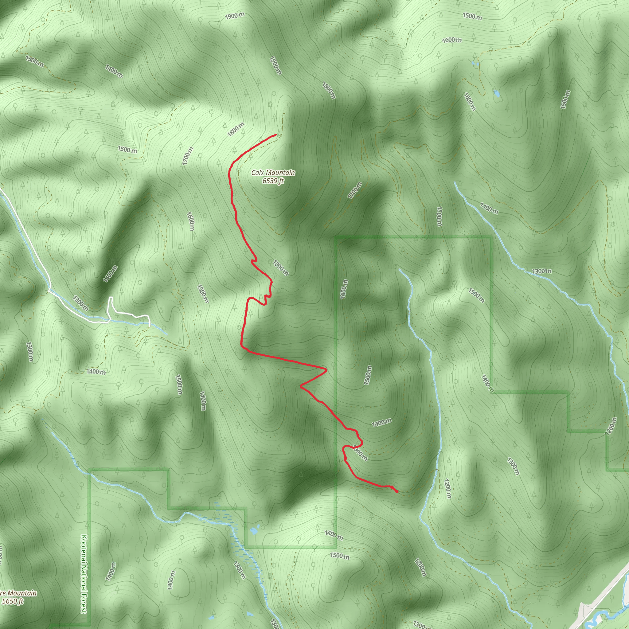 Marl Creek Trail mobile static map