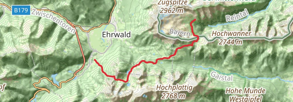 Via Alpina - Red Trail stage 50 Map