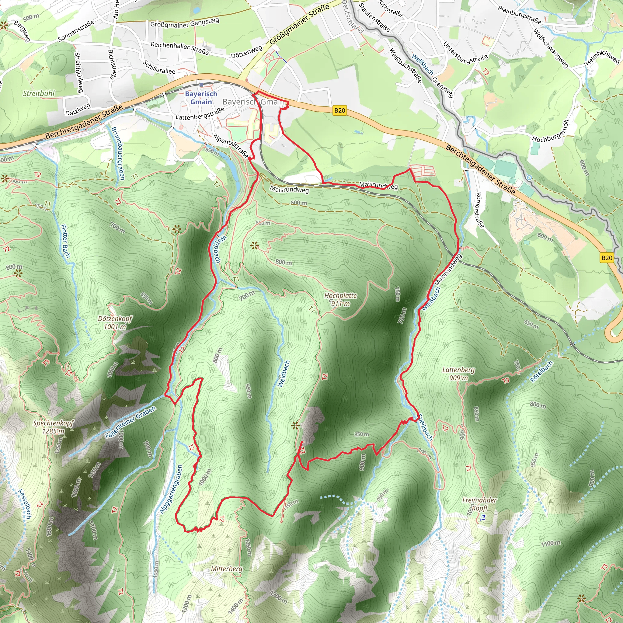 Eichelberg via AV Weg mobile static map