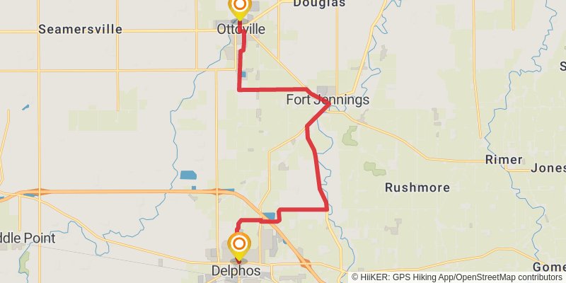 Buckeye Trail stage 24 Map
