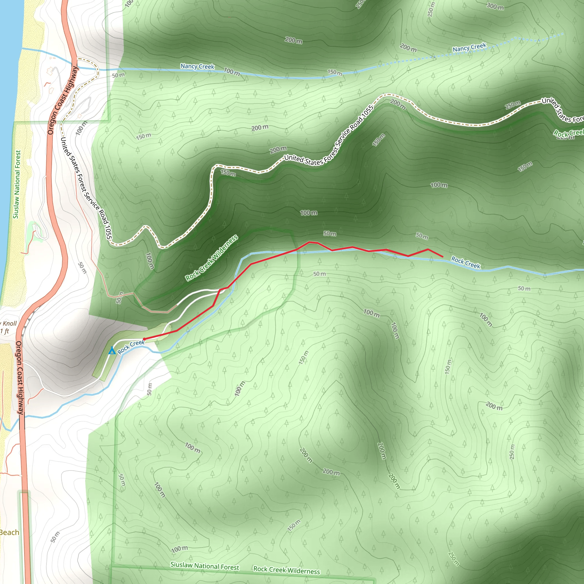 Rock Creek mobile static map