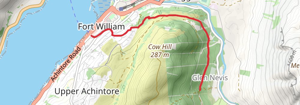 West Highland Way 4-Day Moderate Tour (Hillwalk Tours) alt 1 Map