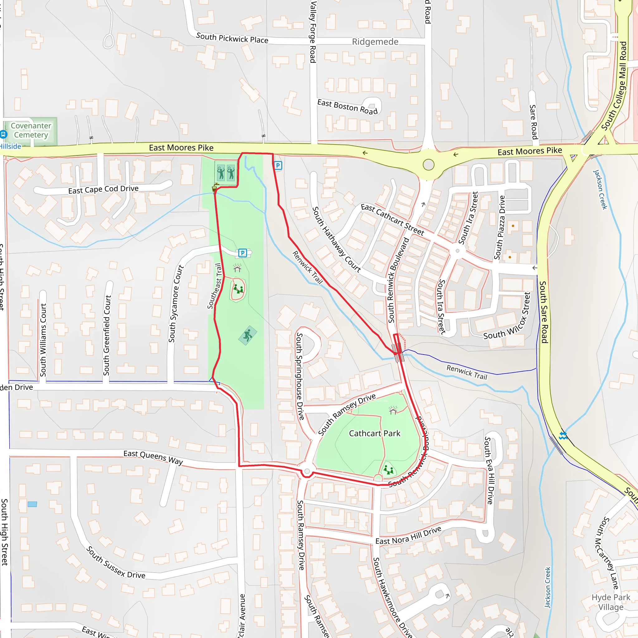 South Springhouse Drive Loop mobile static map