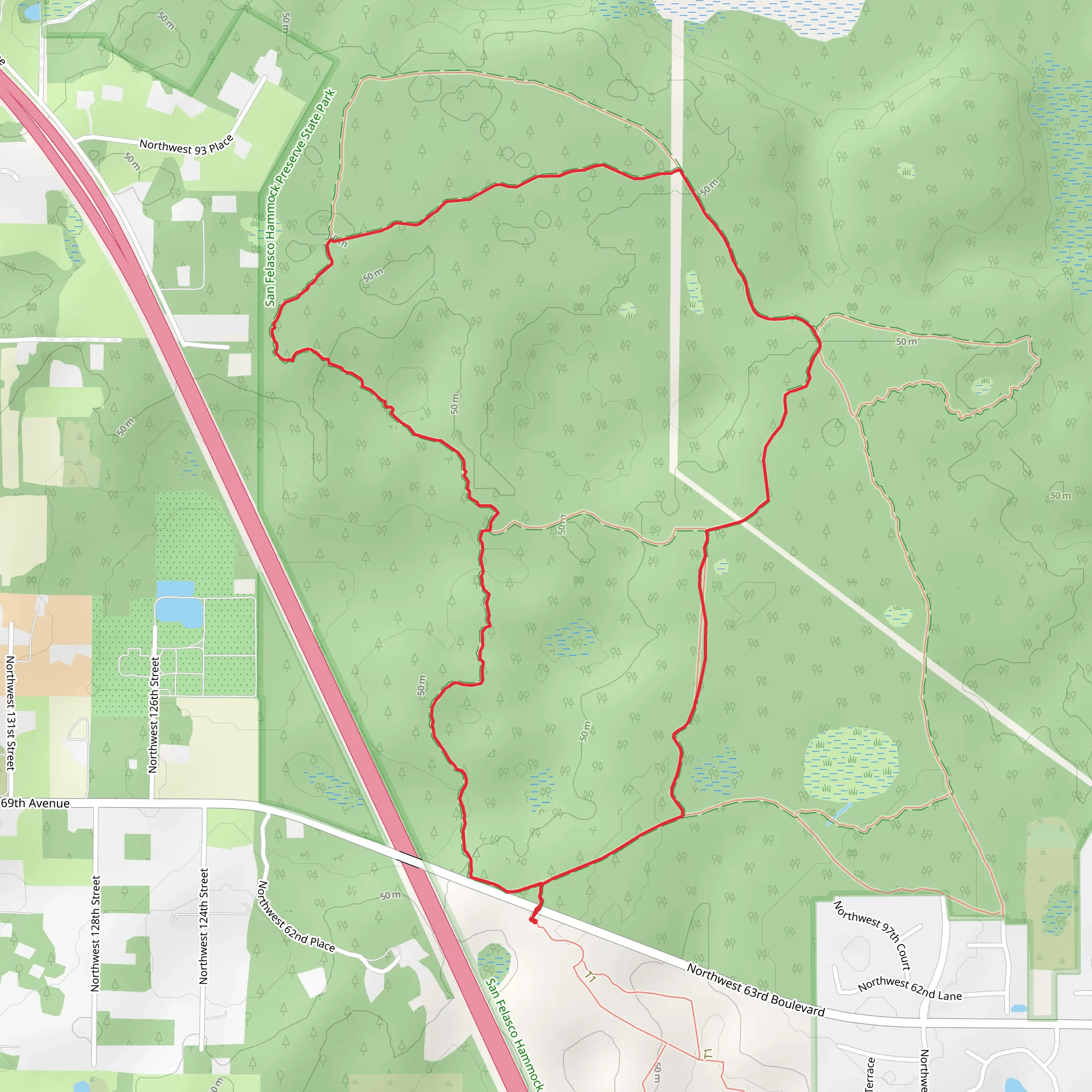 Co Road Short Loop mobile static map