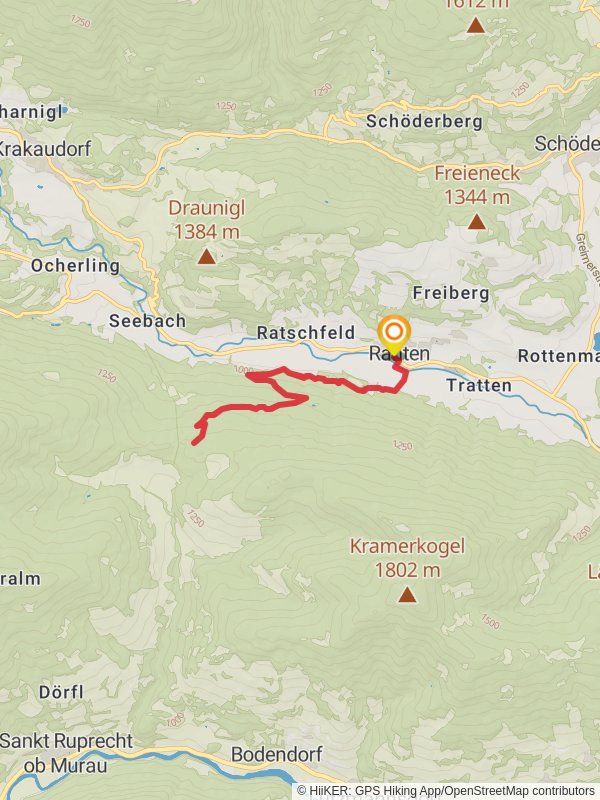 Ranten to the Allgaueck Hike mobile static map