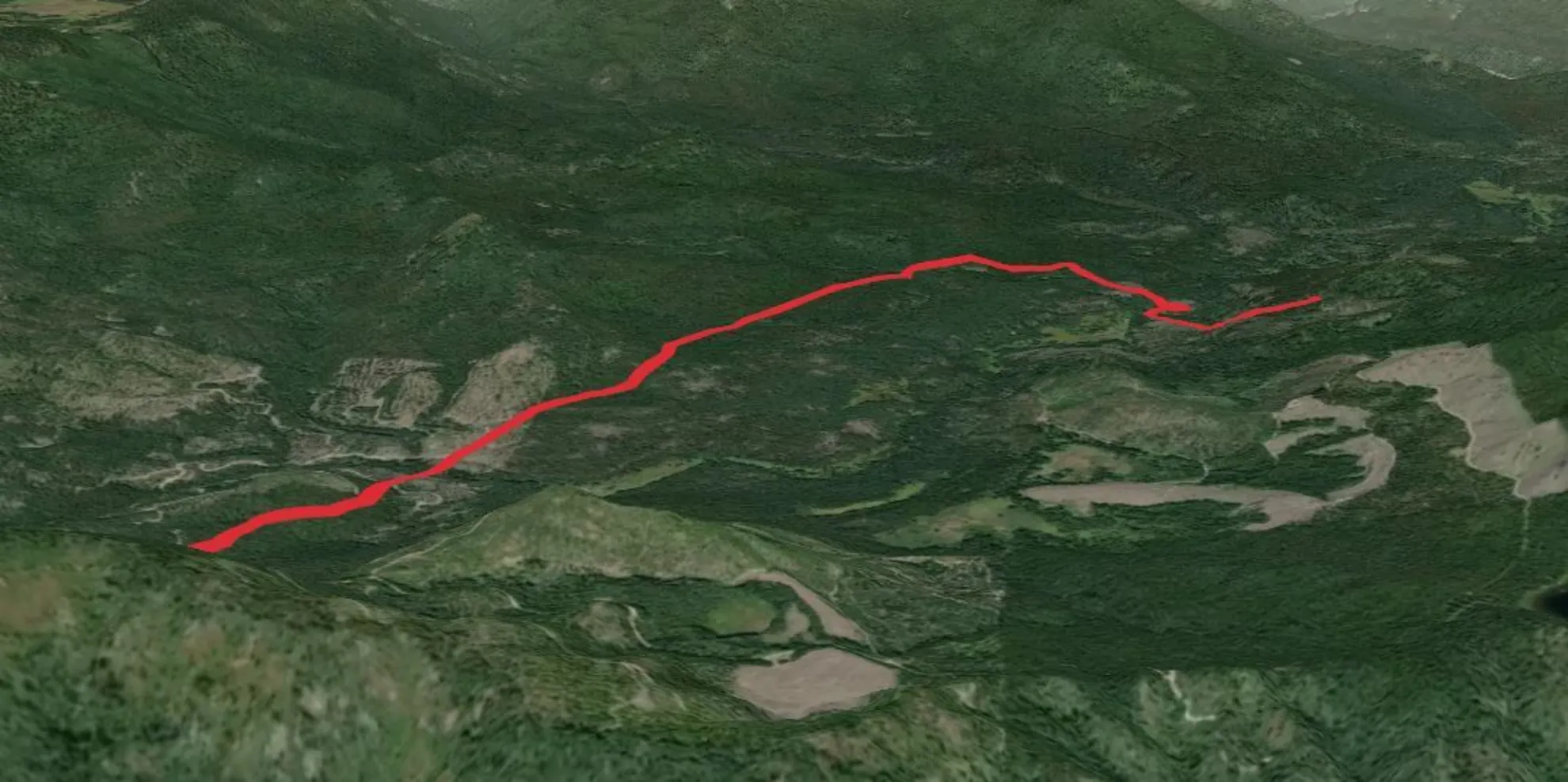 An image depicting the trail Sema Creek Trail and its surrounding area.