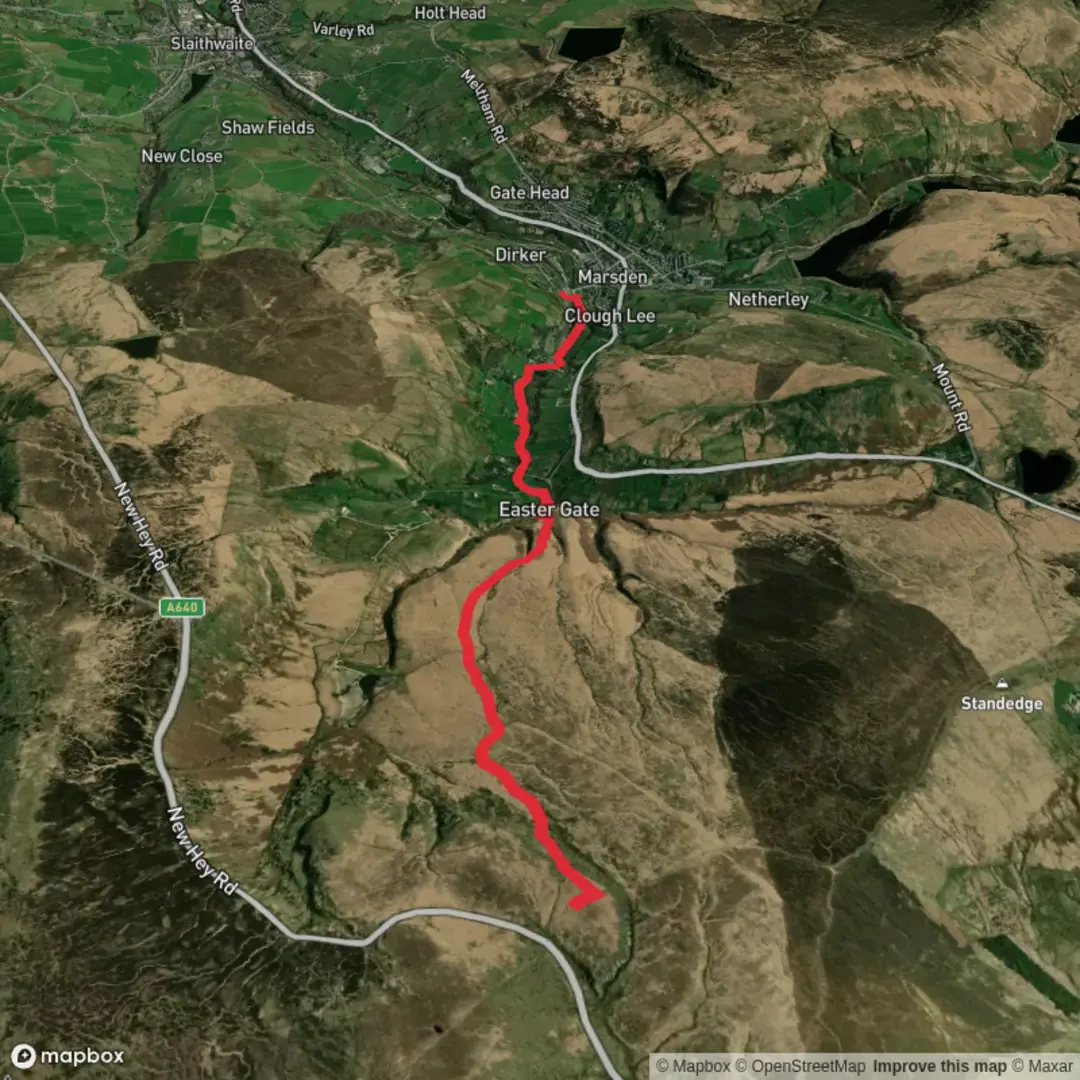 An image depicting the trail Hike from West Yorkshire and its surrounding area.