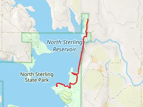 North Sterling Reservoir - Swim Beach and Trail