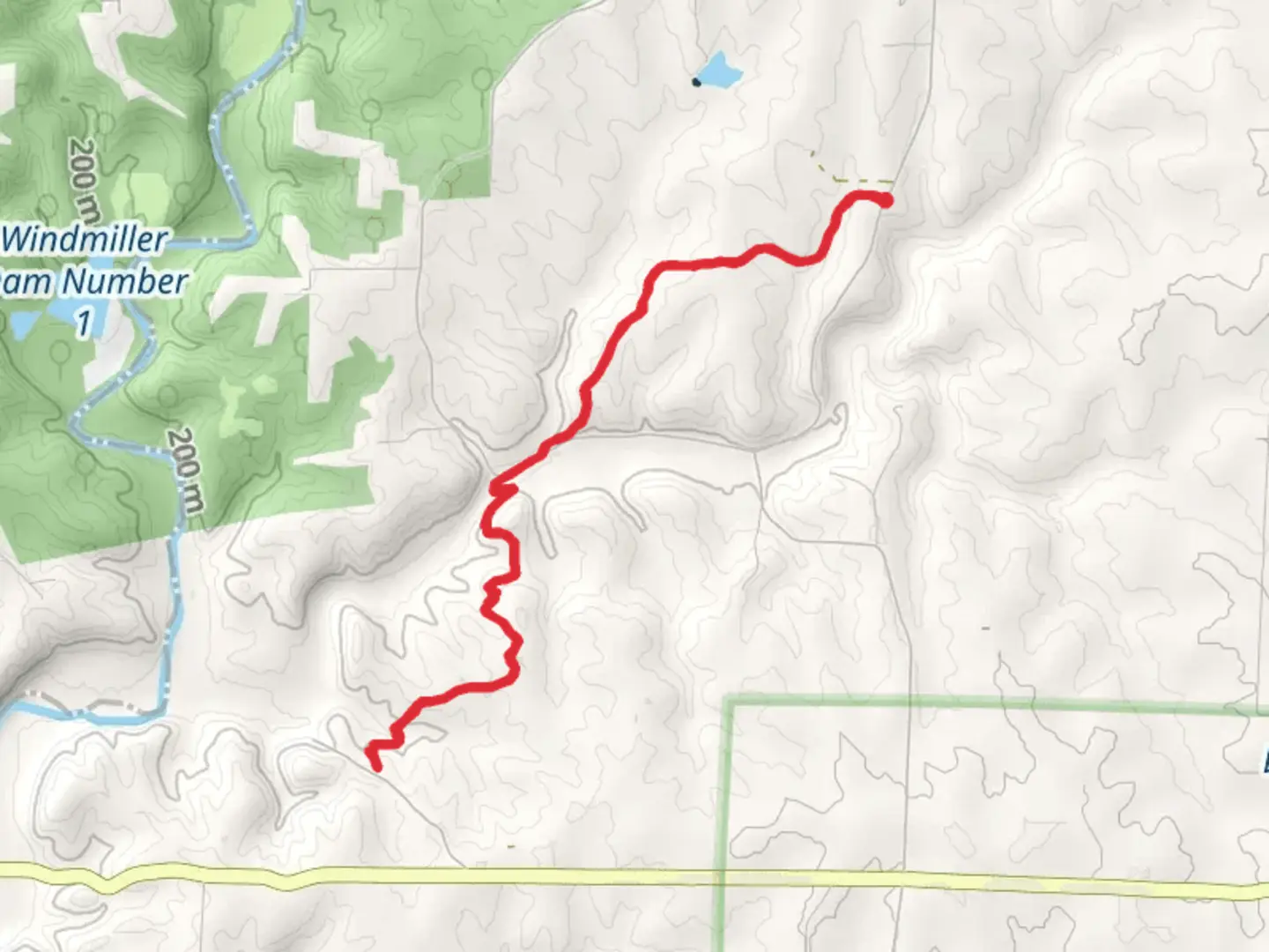 An image depicting the trail Cedar Creek Trail - South and its surrounding area.