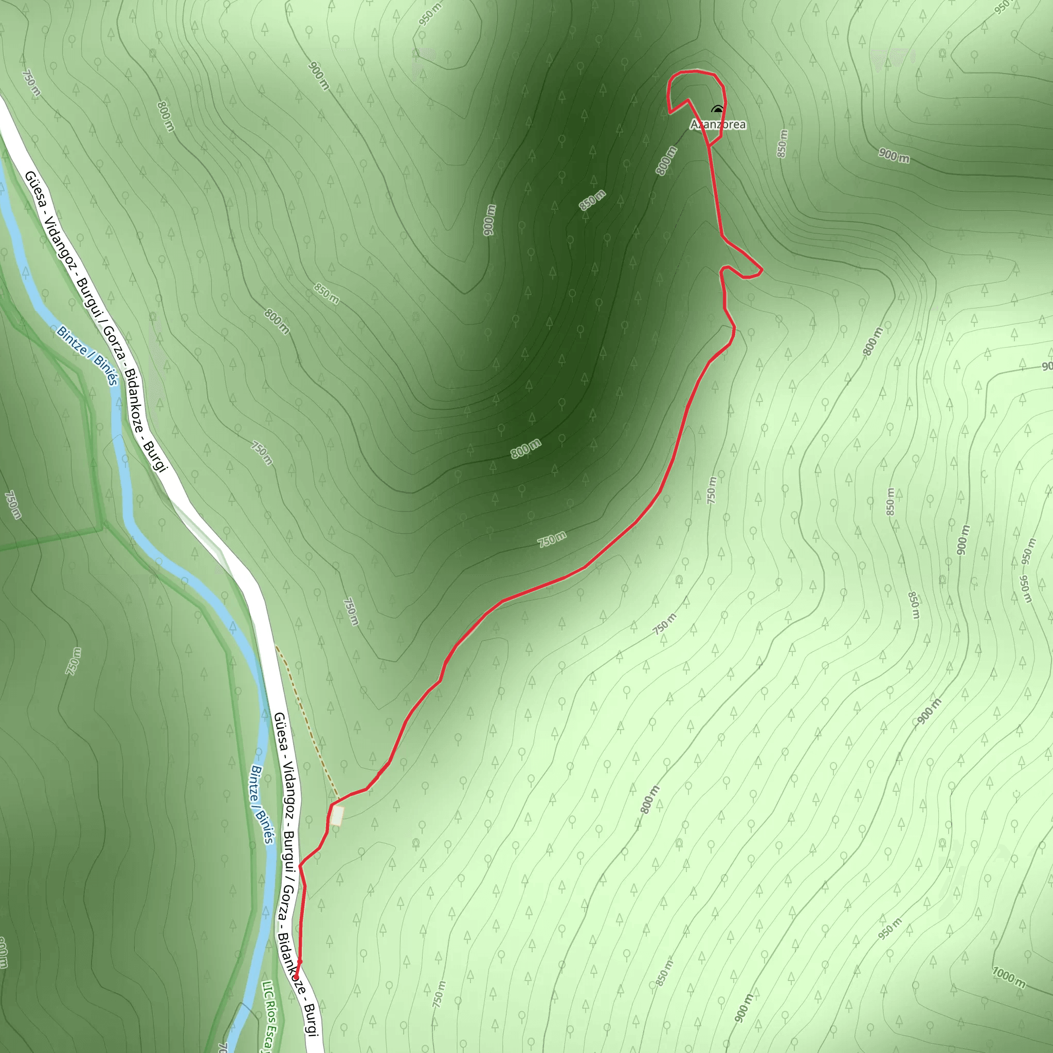 Azanzorea Cave SL NA 72 mobile static map