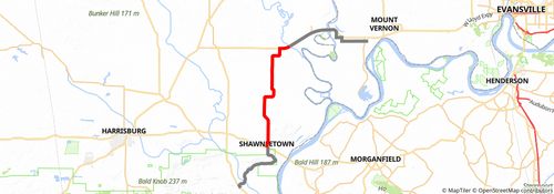 American Discovery Trail South Route stage 118 Map