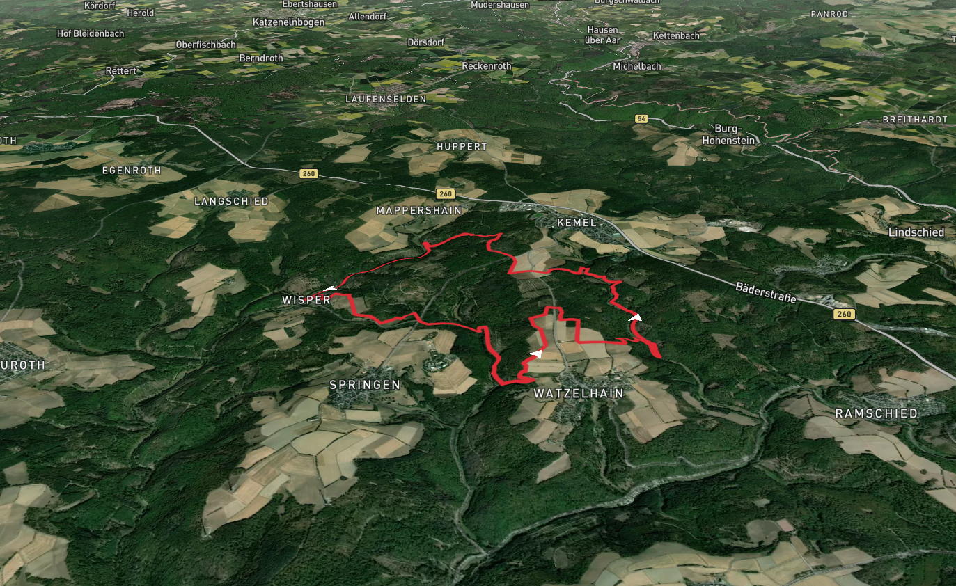 Taubenkopf Loop via Im Wisper Outback