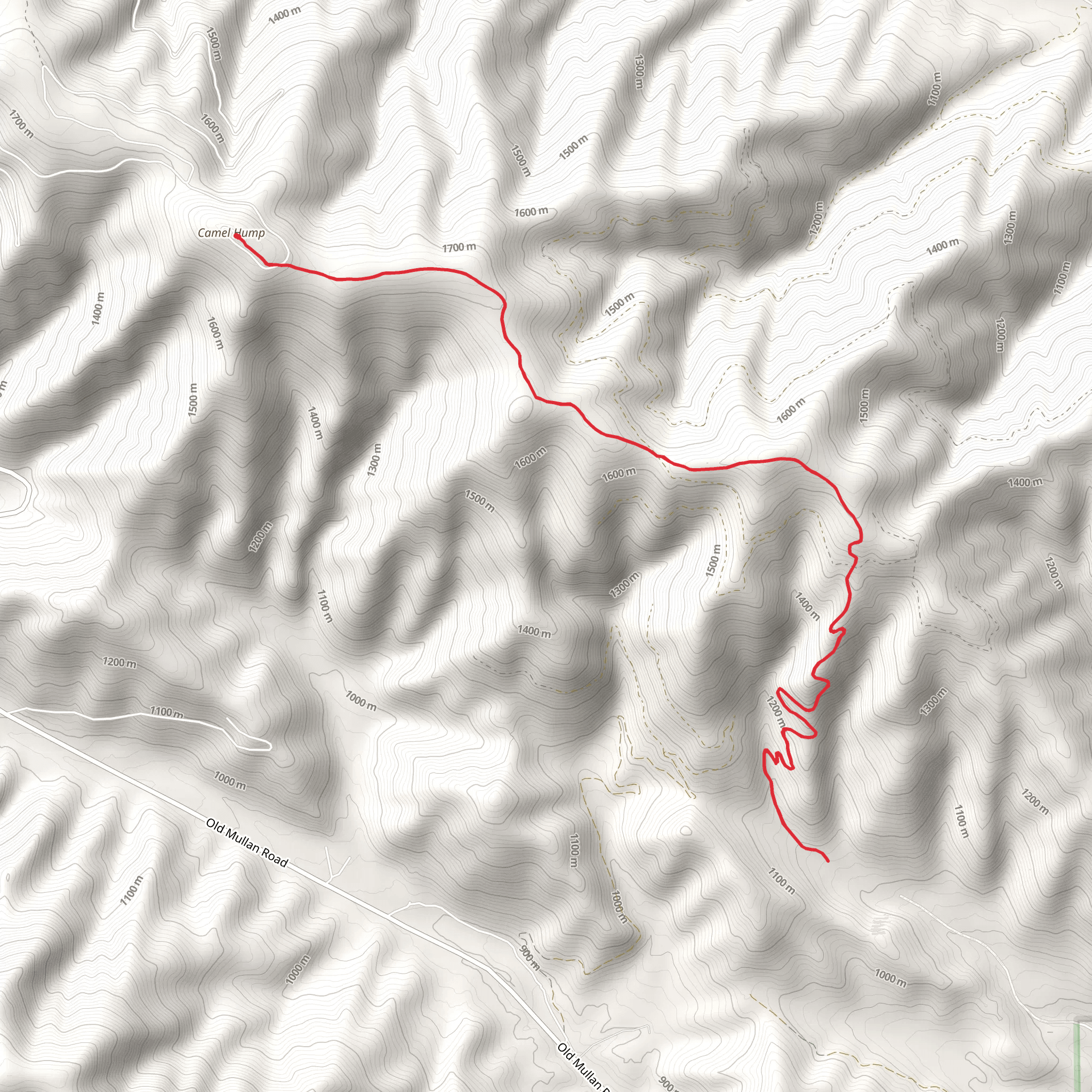 Mayo Gulch Trail mobile static map