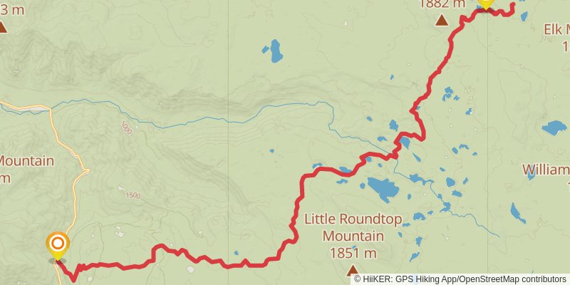 McBee Trail stage 4 Map