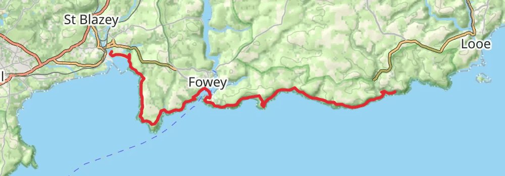 South West Coast Path stage 32 Map