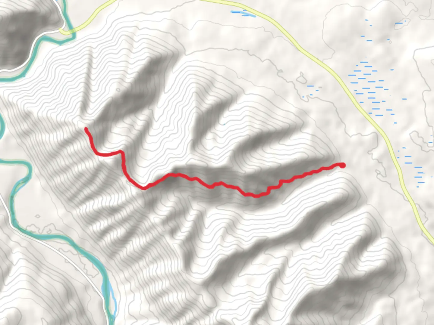 An image depicting the trail Huckleberry Mountain via Huckleberry Lookout Trail and its surrounding area.