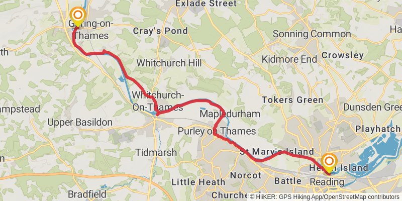 Thames Path stage 7 Map