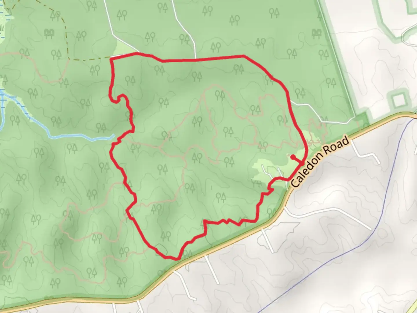 An image depicting the trail Potomac Heritage, Belmont and Boyd's Hole Loop Trail and its surrounding area.
