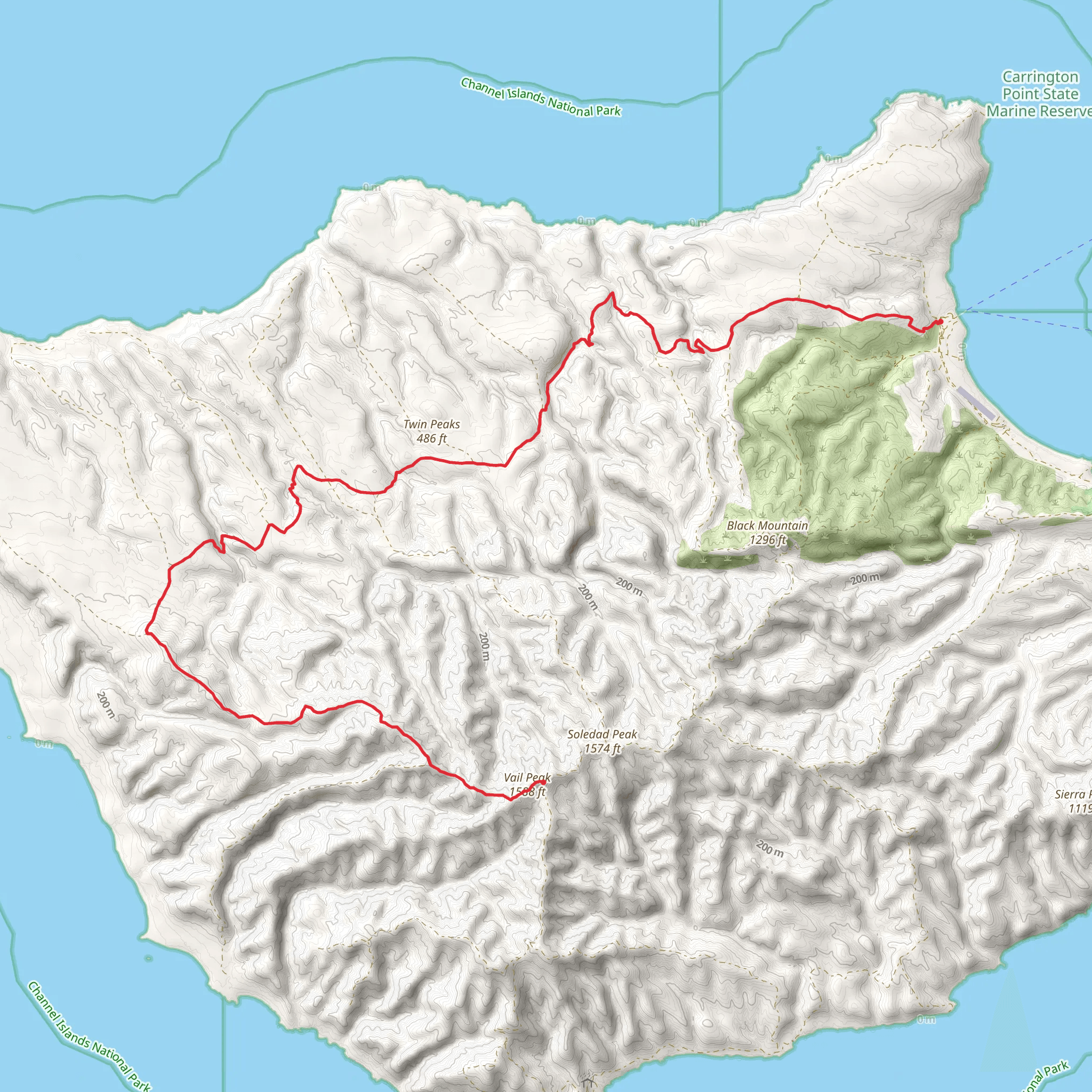 Smith Highway Trail mobile static map