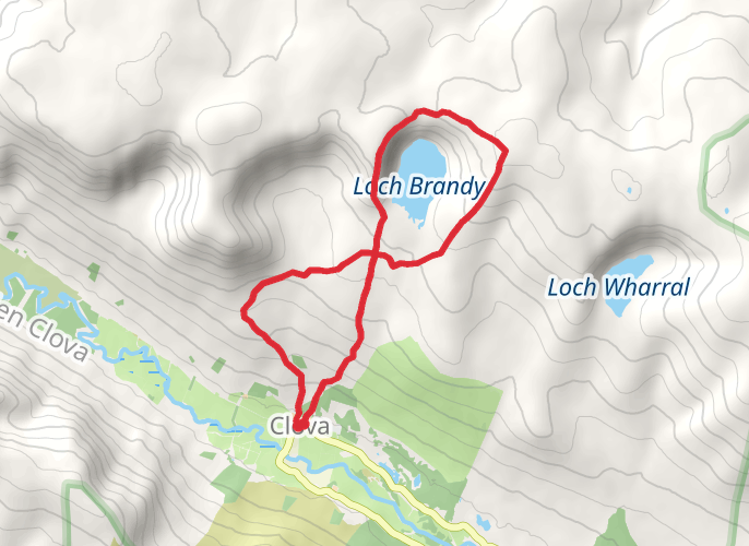 Loch Brandy mobile static map